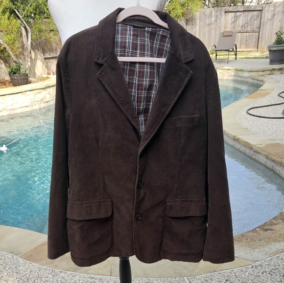 Eddie Bauer Other - Eddie Bauer nwot corduroy 3 Button blazer jacket 44